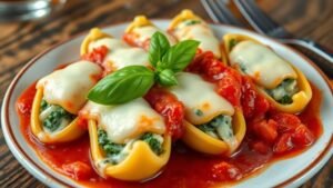 Delicious Cheesy Stuffed Shells Recipe