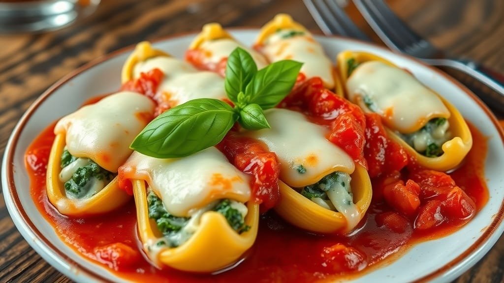 Delicious Cheesy Stuffed Shells Recipe