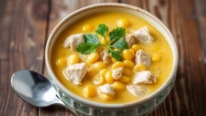 Delicious Chicken Corn Soup