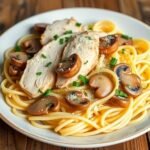 Delicious Chicken Marsala Pasta