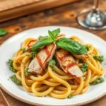 Delicious Chicken Pesto Penne Pasta