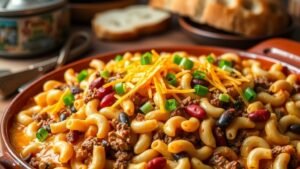 Delicious Chili Mac Casserole