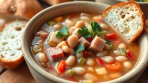 Delicious Ham and Bean Soup