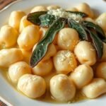 Delicious Homemade Gnocchi with Sage Butter Sauce Recipe