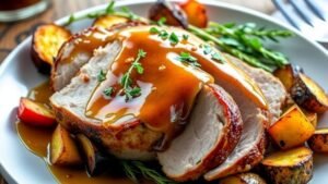 Delicious Maple Glazed Pork