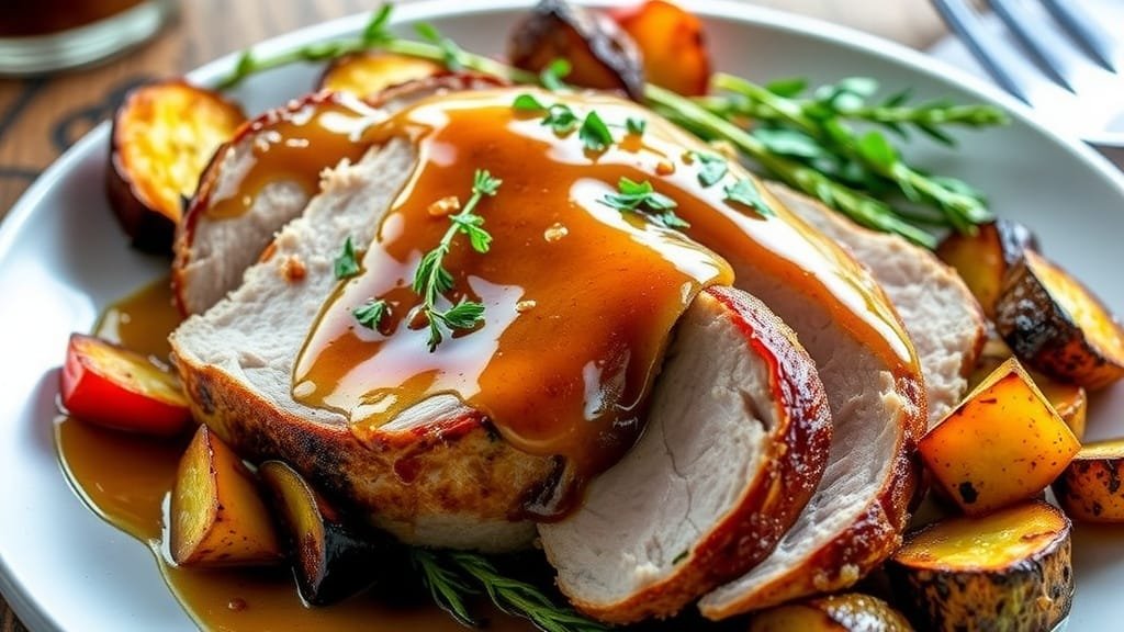 Delicious Maple Glazed Pork