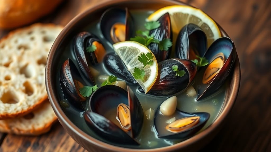 Delicious Mussels in White Wine - A Seafood Delight