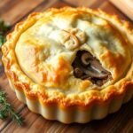 Delicious Pork and Mushroom Pie