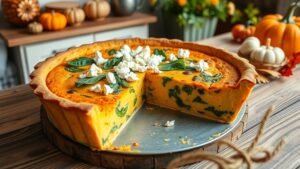 Delicious Pumpkin Quiche Recipe