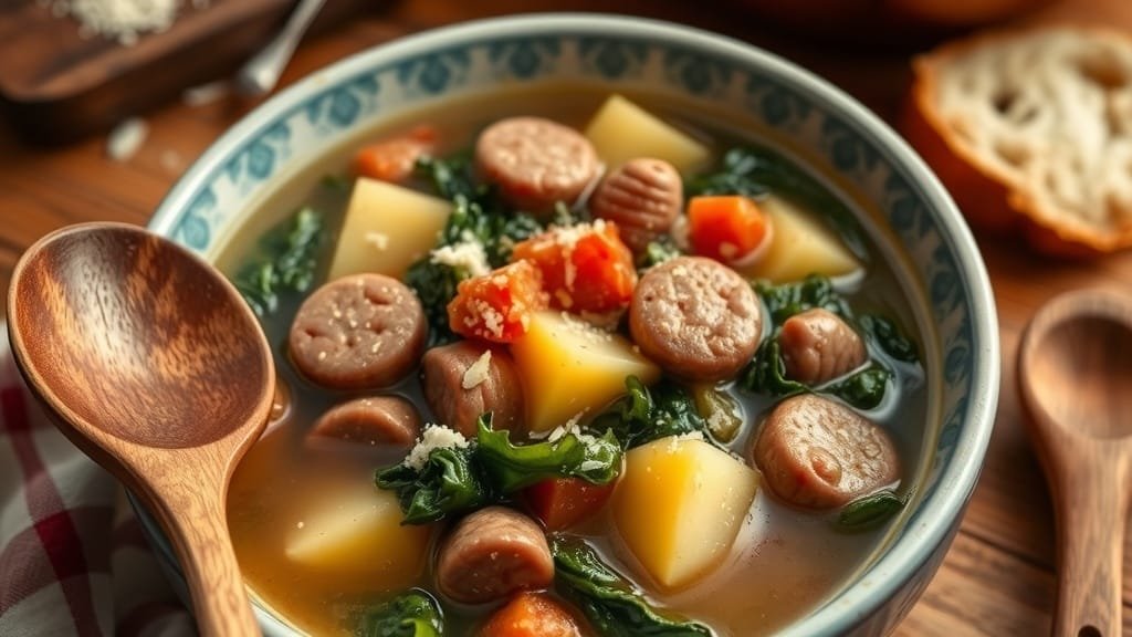 Delicious Sausage Kale Soup Recipe