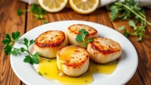 Delicious Scallops with Zesty Lemon Butter