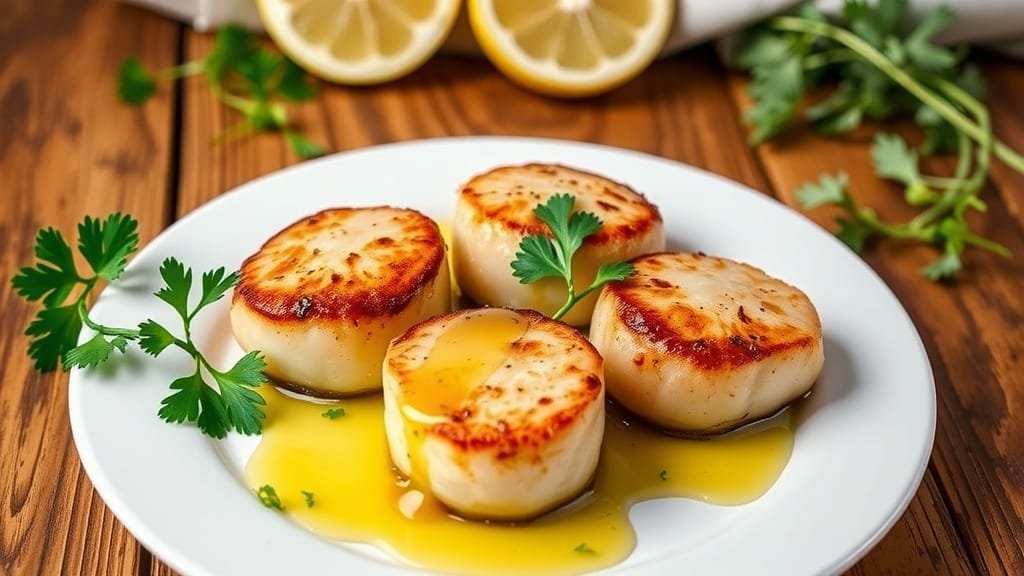Delicious Scallops with Zesty Lemon Butter