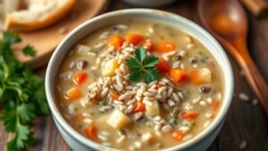 Delicious Wild Rice Soup Recipe