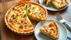 Delicious and Easy Ham and Cheese Quiche