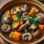 Delicious and Rustic Mushroom Stew