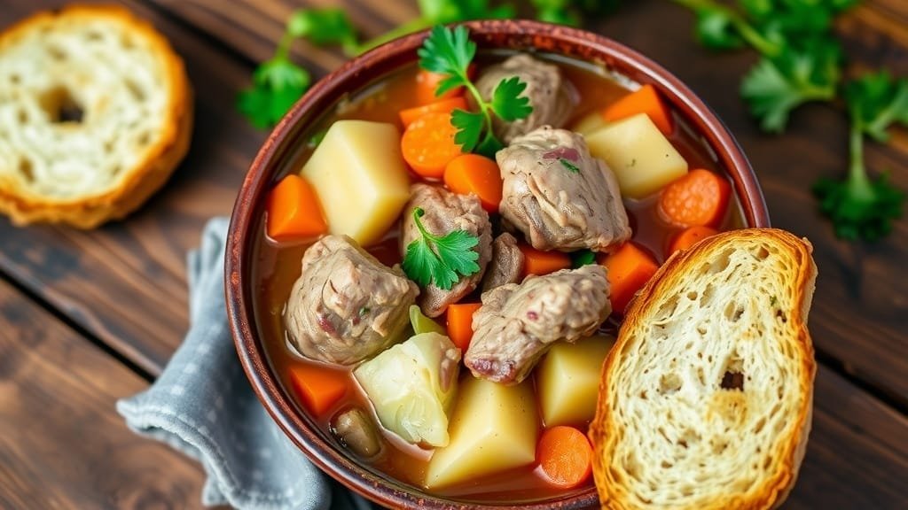 Delicious and Simple Pork and Cabbage Stew