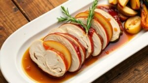 Deliciously Simple Pork Loin with Apples