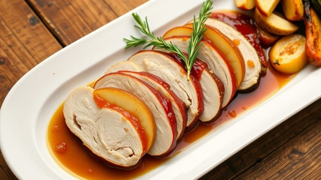 Deliciously Simple Pork Loin with Apples