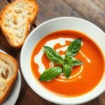 Deliciously Smooth Roasted Red Pepper Soup