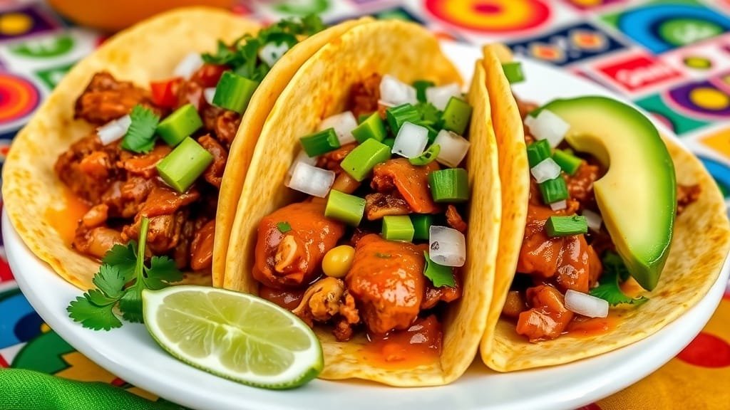 Deliciously Spicy Pork Tacos