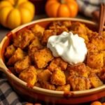 Deliciously Warm Pumpkin Bread Pudding Recipe
