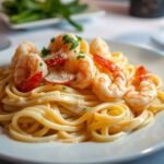 Delightfully Creamy Shrimp Alfredo Pasta