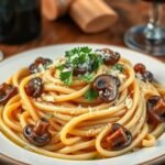Indulge in Creamy Mushroom Truffle Pasta