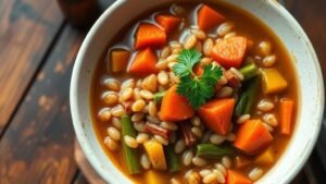 Satisfying and Nutritious Barley Stew