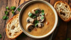 The Perfect Cream of Mushroom Soup Recipe