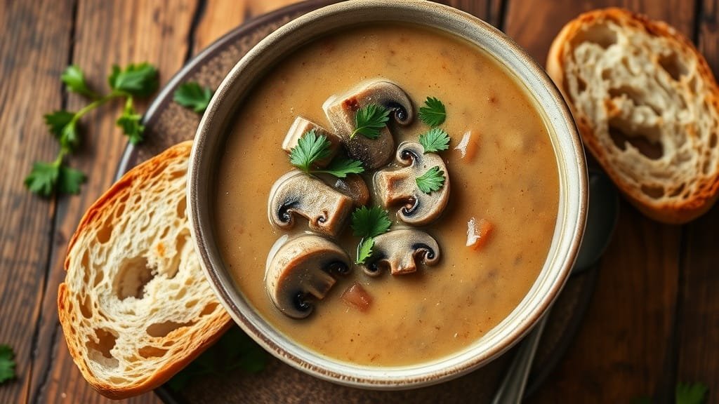 The Perfect Cream of Mushroom Soup Recipe