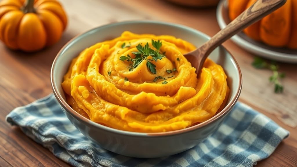 The Perfect Creamy Pumpkin Mashed Potatoes