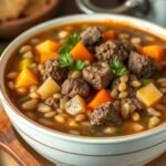 The Ultimate Beef Barley Soup