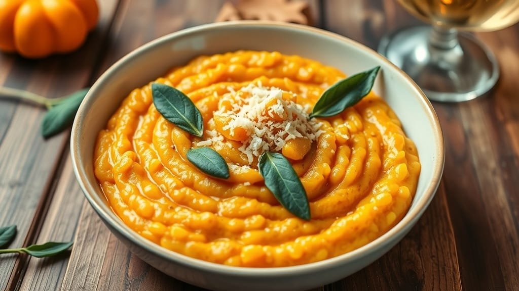The Best Creamy Pumpkin Risotto